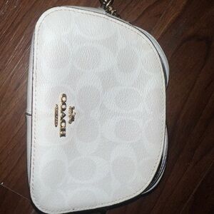 White cute coach bag